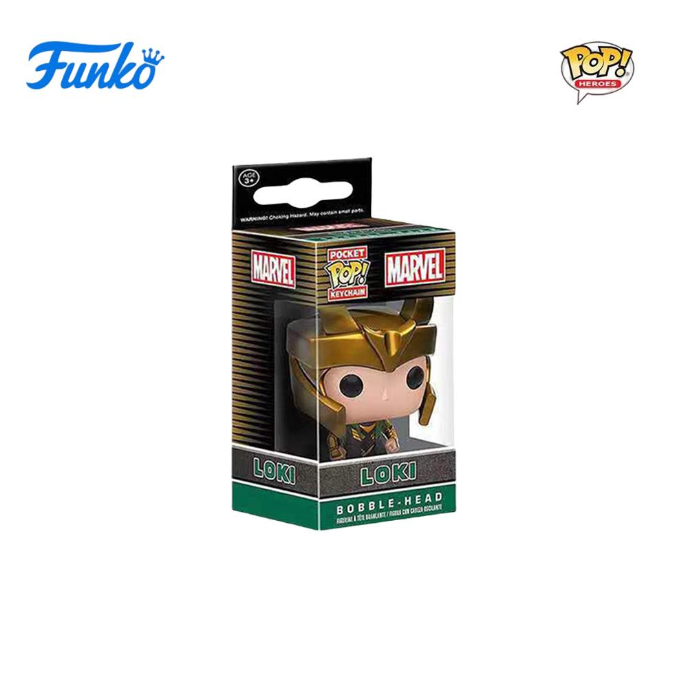 New FUNKO POP Classic FilmMarvel characters Spider-Man Thor The Hulk Toys Figures Collection Model Toy birthday Gifts Key Chain