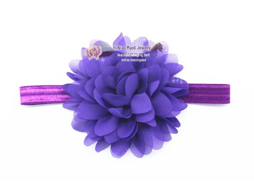 Chiffon Flower Headband for Babies and Toddlers: Stylish European & American Design