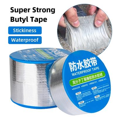 1 STUKS Nieuw Sterk Waterdicht Tape Hoge Temperatuurbestendigheid Aluminiumfolie Verdikt Butyl Tape Muur Zwembad Dak Scheur Kanaal Reparatie Verzegeld Zelfklevend Tape