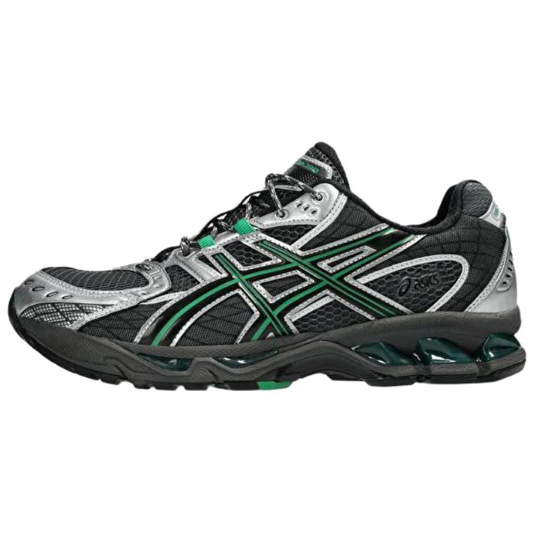 

New ASICS GEL Nimbus 10.1 Running Shoes Unisex Black Silver Green 1203A543-022 45