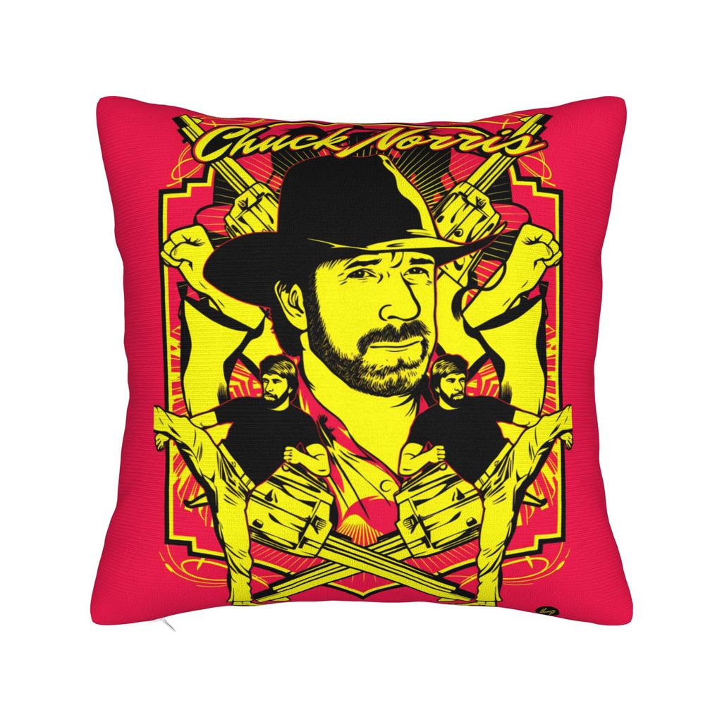 Chuck Norris Pillow Cover Novelty Pillow Case For Sofa Bedroom Home Decor Graphic Cushion Cover Gift Idea