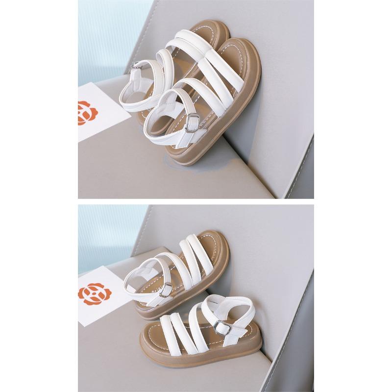 Sommer Neue Kindersandalen Koreanische Version von Mädchen Sandalen mit weicher Sohle und offener Spitze Große Kinder Römersandalen Flut