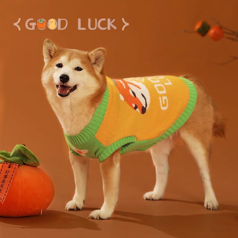 Autumn & Winter Warm Sweater for Small Dogs - Corgi, French Bulldog, Shiba Inu Puppies M - Chest 48cm, 9-12 jin