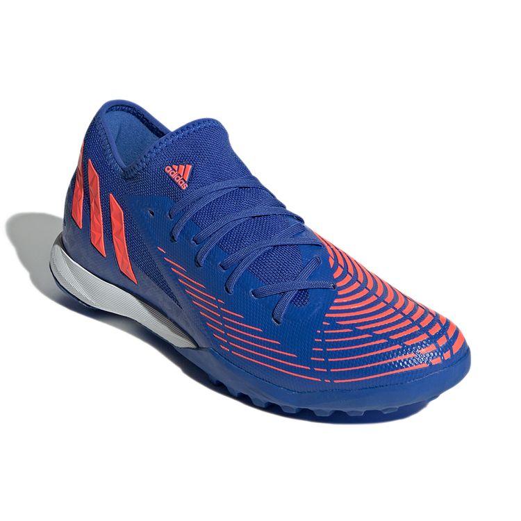 Adidas Predator Edge.3 L TF (Rubber Studs) Turf Soccer Shoes Unisex Soccer Shoes Blue GX2632