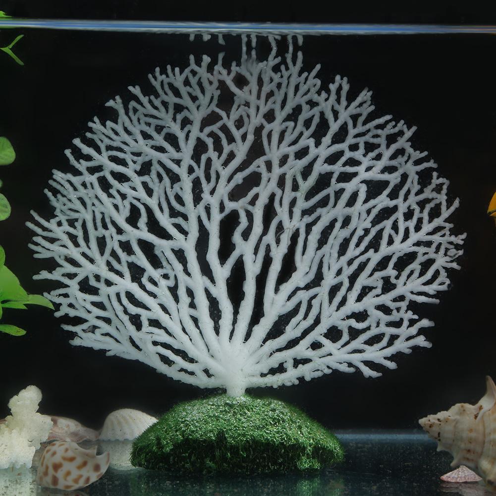 Plastic Artificial Coral Plants Ornament Underwater Fish Tank Aquarium Decoration