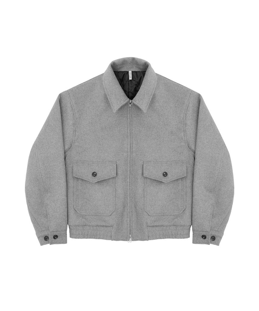 Euler Heavy Wool A-2 Padded Blouson Jacket