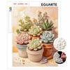 Succulent pearl painting handmade DIY 5D creative ornaments living room home decoration painting