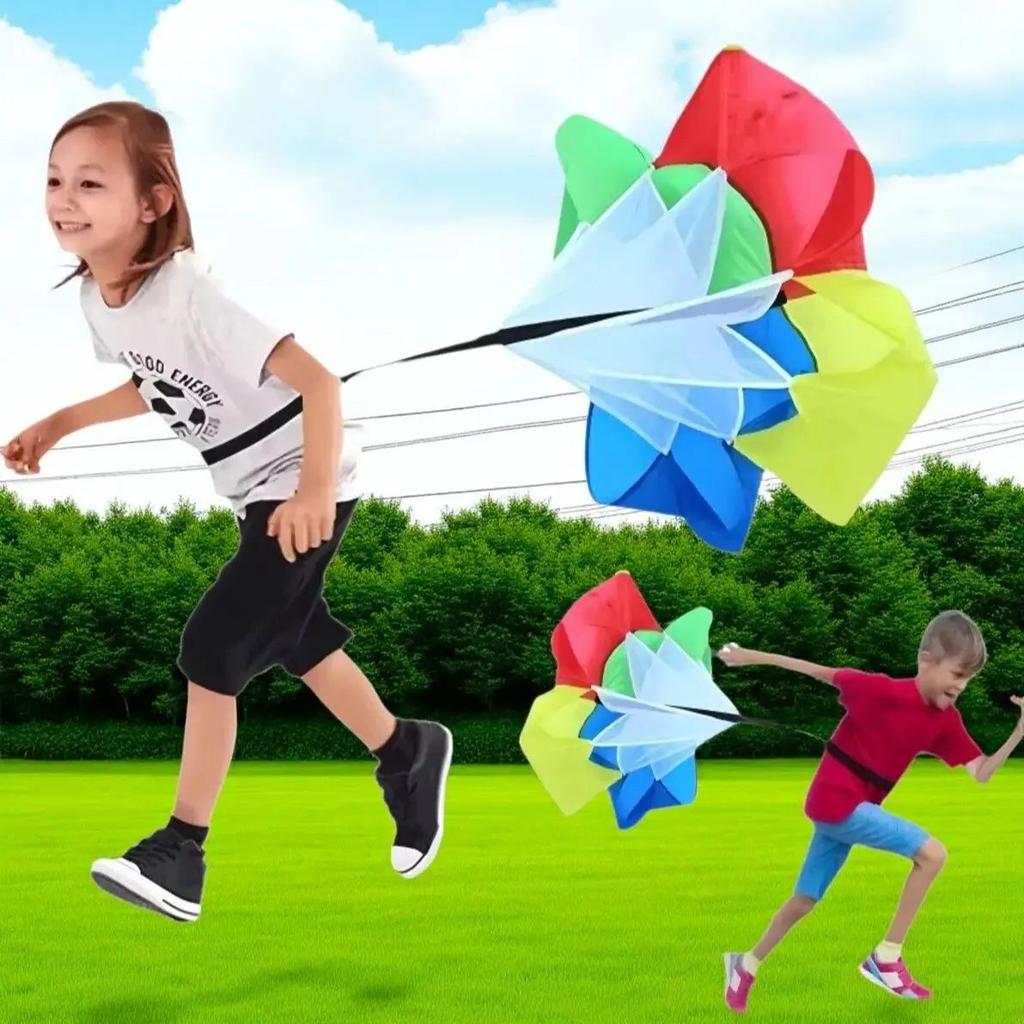 Running Fitness Equipment Soccer Anti-Slip Umbrella Resistance Umbrella Children's Speed Training Physical Exercise