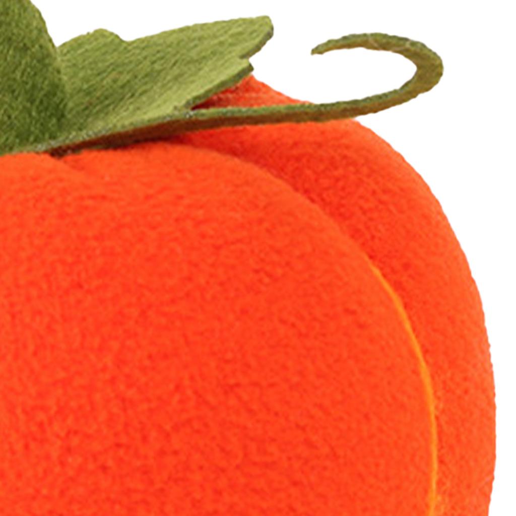 Pumpkin Plush Toy Simulation Vibrant Color Soft Pumpkins Fabric Ornament for Halloween Party Supplie