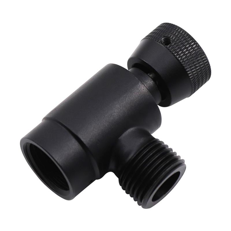 Adattatore Cilindro CO2 A20F-Nero Regolatore Fusto Birra Fai-da-te TR21.4 A W21.8, Accessori Serbatoio CO2 Per Produttore Soda Mach