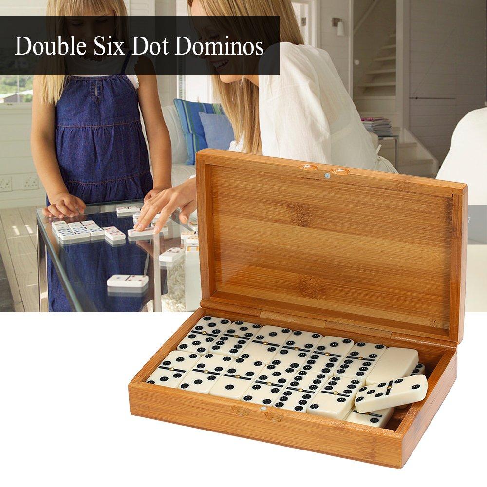 Docooler Dominoes Double Domino Set Recreational Toy for Kids and Adults