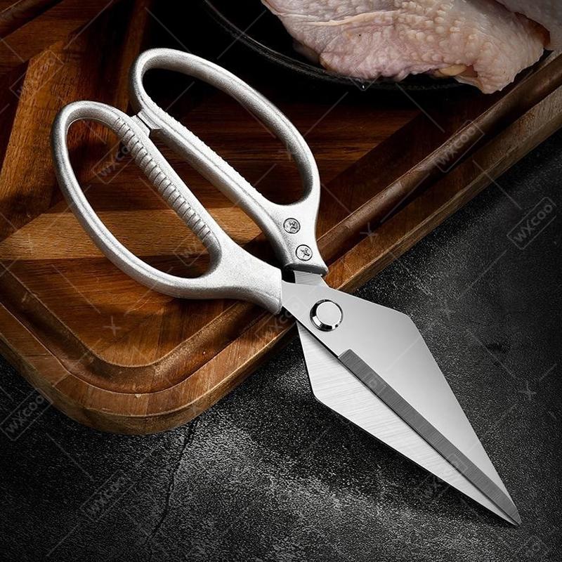 Stainless Steel Kitchen Scissors Professional Poultry Shears for Bone Meat Chicken Vegetables Scissors Multipurpose BBQ Scissors