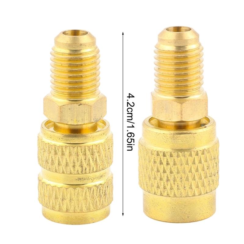 Sturdy Brasses Refrigerants Adapters for Secure Conversion Between R22 and R410 in Cooling Systems