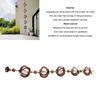 Hanging Rain Chain Metal Decorative Rotating Hollow Rain Chain For Garden Courtyard