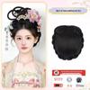 Hanfu Soft Bottom Wig with Tang & Ming Style Hair Bun Headdress for Performance