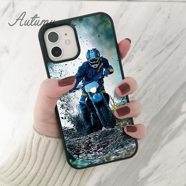 Moto Cross Motorcycle Sports Phone Case for iPhone 11 12 13 14 Pro Max mini X XR XS SE 2020 6 7 8 Plus Galaxy S21 S22 shell