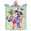 Anime Ranma And Akane Tendo Blanket Coral Fleece Plush Multi-function Soft Throw Blanket for Bedding Car Bedspread