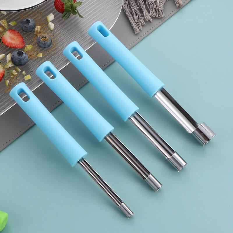 1 ks Nerezový odpeckovač ovoce Datle Třešně Hrušky Odpeckovač Odstraňovač Semínek Ovoce Kráječ Nůž Nástroje na Ovoce a Zeleninu