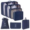Six-Piece Waterproof Oxford Storage Bag Set for Travel