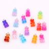 Flat Back 23*11mm Resin Cartoon Charms DIY Decoration Jewelry Findings Gummy Bear Pendant