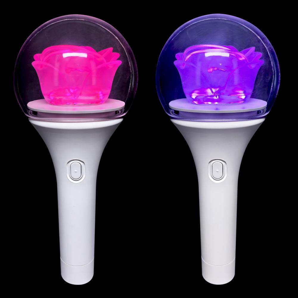 Rose LED Remote-Controlled Color-Changing Concert Stick Bracelet Customizable
