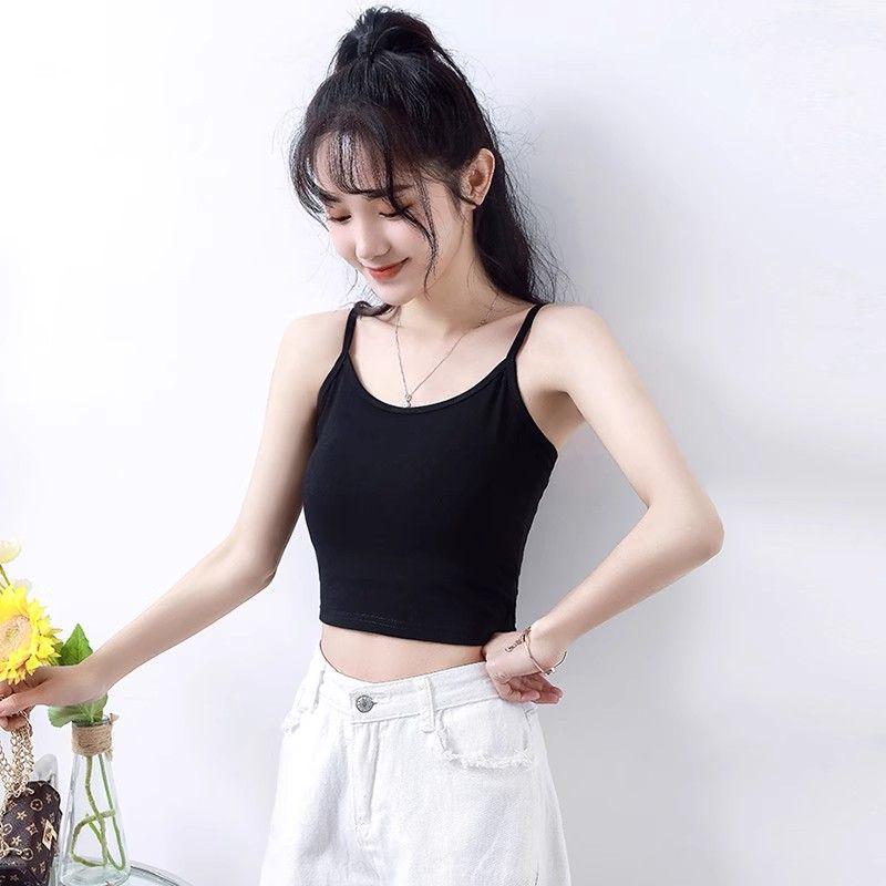 

Women s Sleeveless Slim-Fit Camisole: Flattering Base Layer for Spring/Summer, Perfect Under a Small Suit S [75-85 Jin]