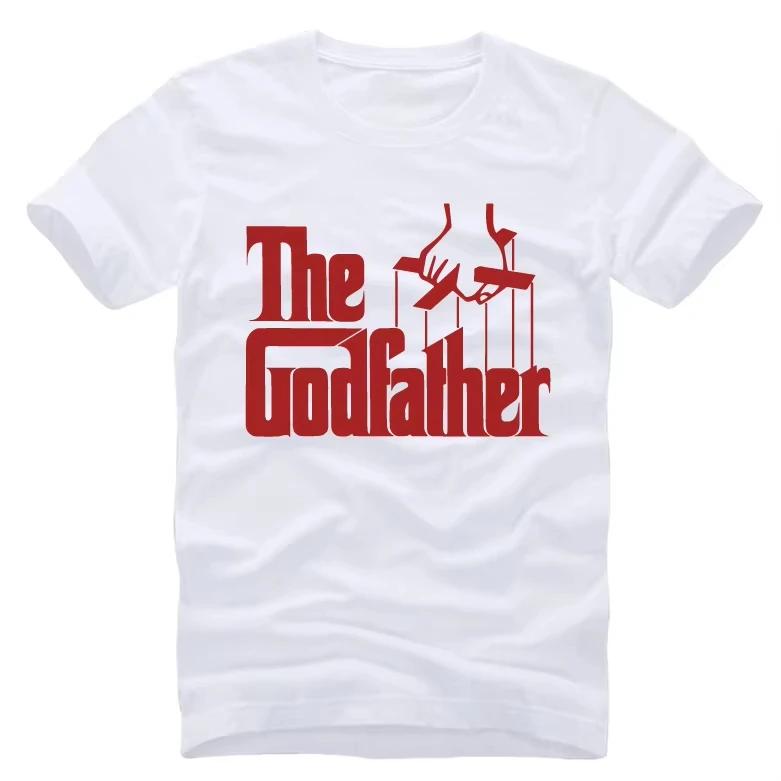 Fashion The Godfather T Shirts Men Letter Printed T Shirt Short Sleeve Cotton Casual God Father Tops Tees
