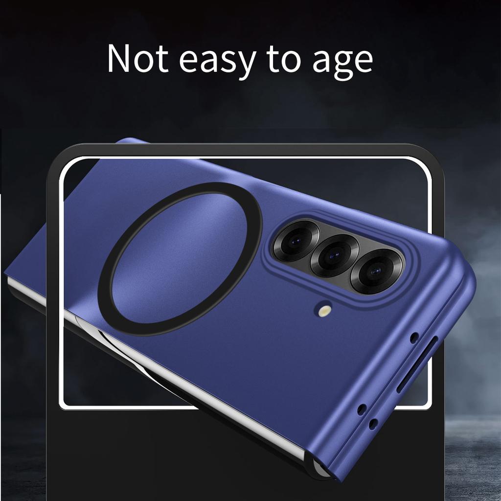 For Samsung Galaxy Z Fold7 5G Case Compatible with MagSafe Skin-Touch Matte Hard PC Phone Cover
