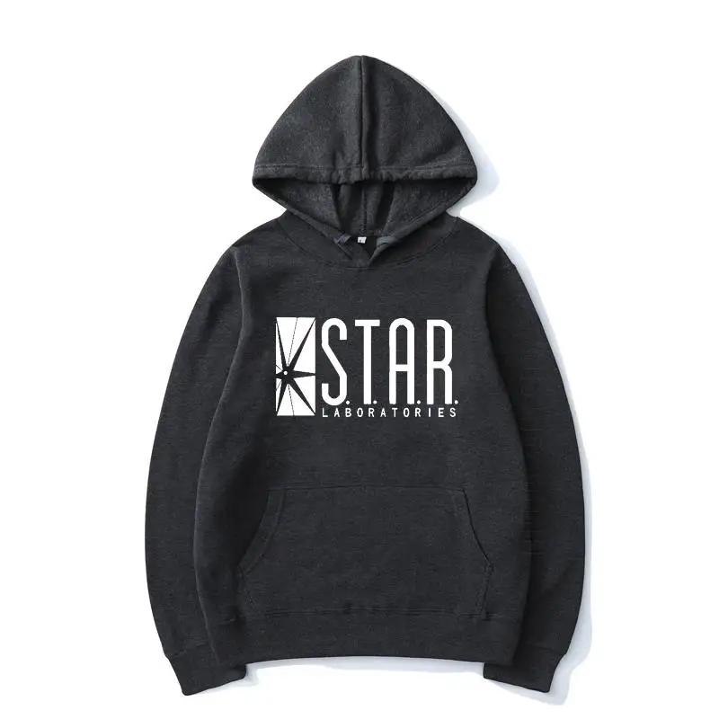 2025 hoodie solid color Star Labs warm pullover fashionable hip-hop street wear men's and women's autumn and winter hoodies
