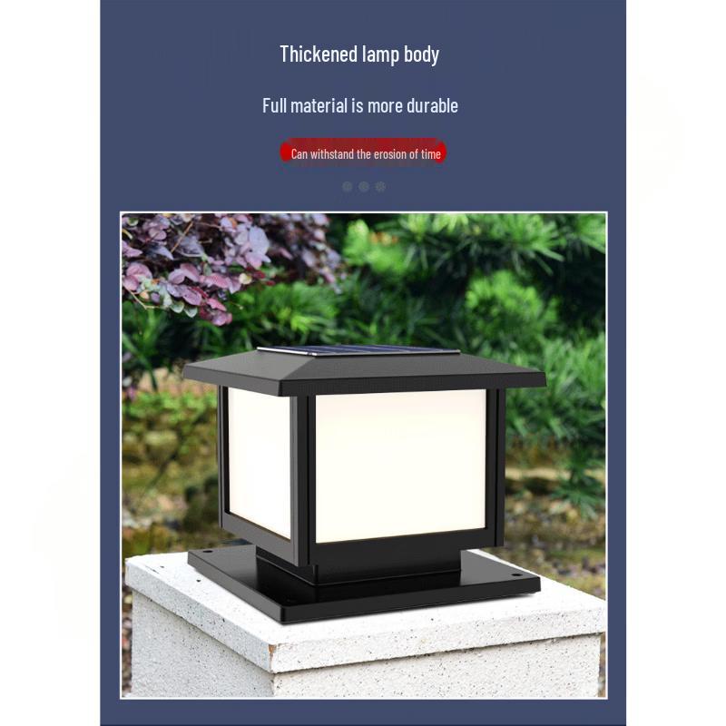 Outdoor Garden Pillar Post Light