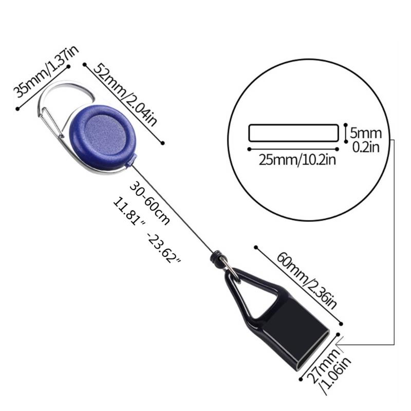 Indragbar Tändarhållare Nyckelring Bärbar Silikon Tändarrem Tändarhölje Enkel Klämma Rökningstillbehör