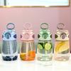 Round Portable Water Bottle Leak-Proof Water Cups Durable Sports Water Bottle  Camping