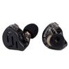 KZ ZAX (7BA+1DD) Hybrid HiFi Earphones, Made in China with 10mm PEK Dynamic Drivers and 7 Original Balanced Armature Drivers (No Mic, Black)