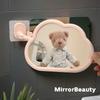 Cloud Bathroom Wall-mounted Makeup Mirror - Freely Adjustable and Retractable, No Need for Drilling, Wall-mounted Makeup Mirror for Dressing Table