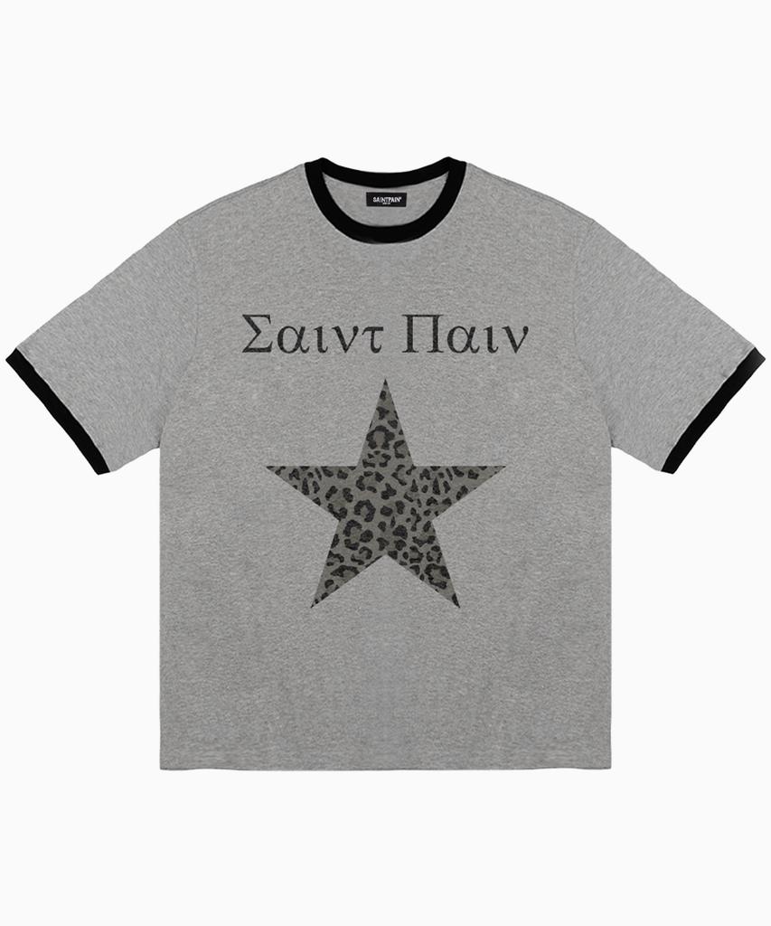 SAINTPAIN Sp Star Heavyweight Ringer T-Shirt Melange Grey
