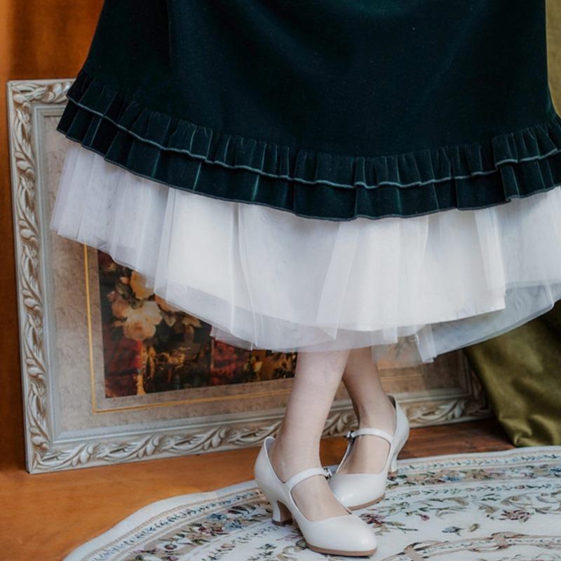 Fashion Women's Fashion Slim Heel Shoes Autumn New Round Head Shallow Mouth Anti-slip Wear-resistant High Heels