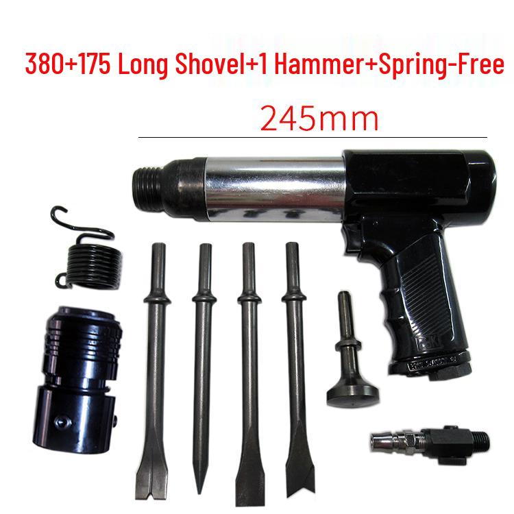 Hailiqi Pneumatic Chisel & Hammer Tool Set - Impact Hammer, Scraper, Pick Options (150, 190, 250)