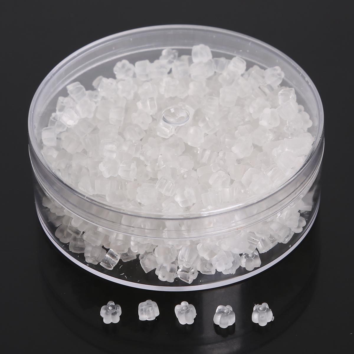 

1 коробка, заглушки для сережек из пластика и сплава, пробки для сережек-гвоздиков, заглушки для изготовления ювелирных изделий «сделай сам», аксессуары для изготовления 4mm 600pcs прозрачный