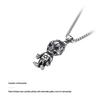 Retro Distressed Six-Pointed Star Cartoon Necklace Pendant for Men and Couples