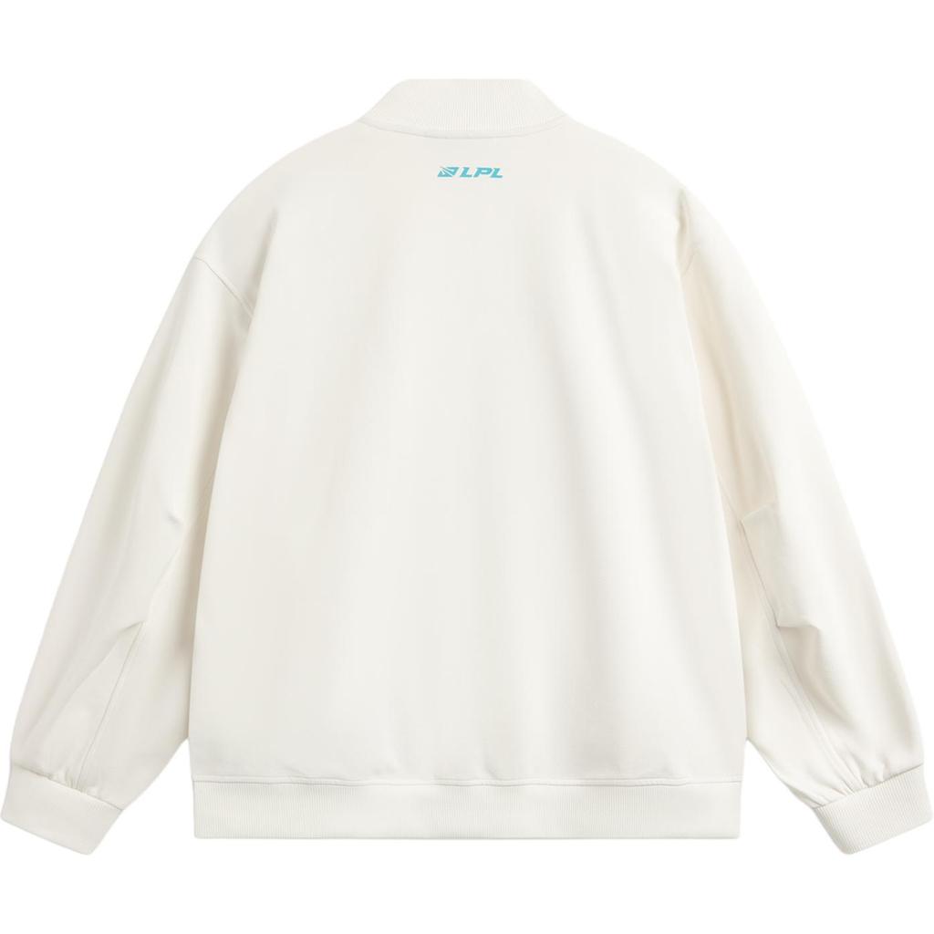Li Ning X LPL Kolaborace Sportovní Lifestylová Série Volná Bunda Unisex Bunda Off-White AFDU755-1