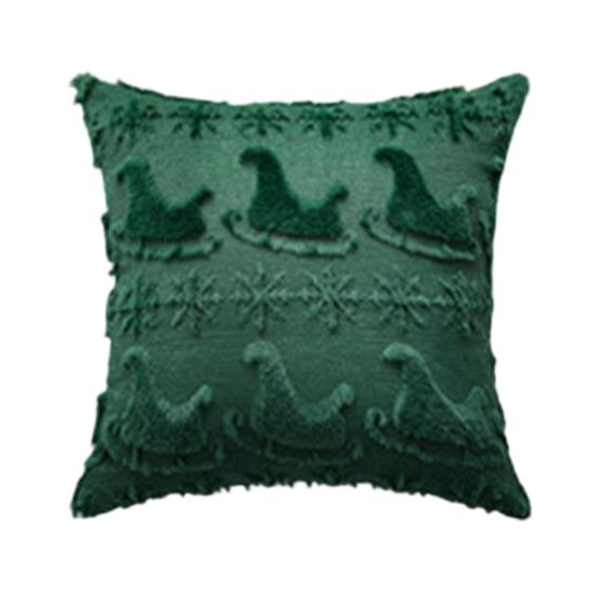 Christmas Throw Pillow Cover Xmas Tree Pillowcases Soft Plush Cushion Covers with Hidden Zipper Closure Winter Home Decor