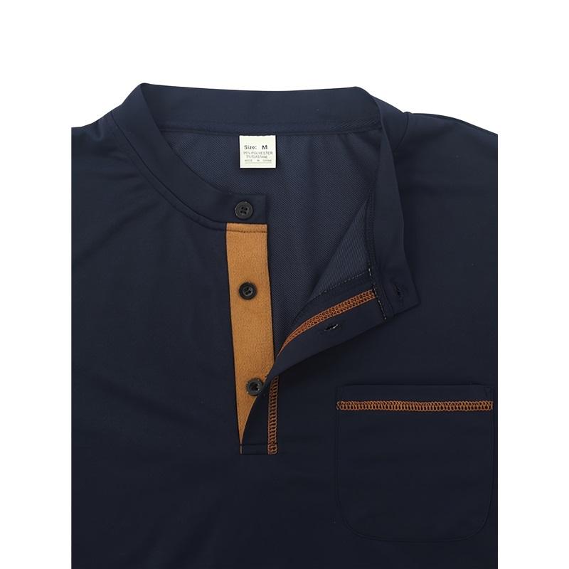 Verano Nuevo Estilo Camiseta de Manga Corta para Hombre Secado Rápido Polo Casual para Hombre