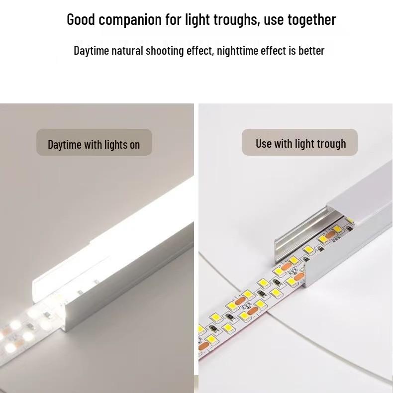 24V Double Row LED Strip Light, 240 LEDs, Self-Adhesive, 15mm Wide, High Brightness Linear Light.