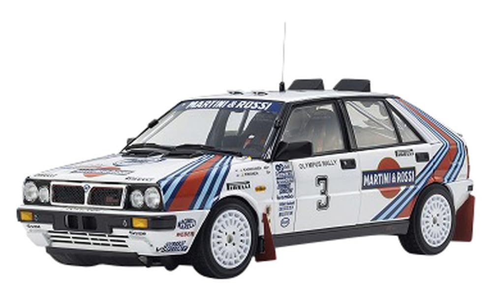 

Kyosho Original Lancia Delta HF 4WD Olympus Rally Winner Finished Product KS08960E 1/18 1987#3