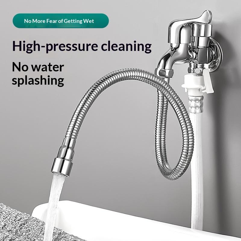 Water-saving Faucet Extender Stainless Steel for Bathroom Sink and Washbasin