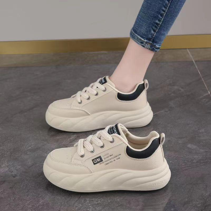 Pantofi de damă, de primăvară, fund moale, confortabil, platformă din piele, pantofi pentru masă, pantofi sport casual de calitate superioară