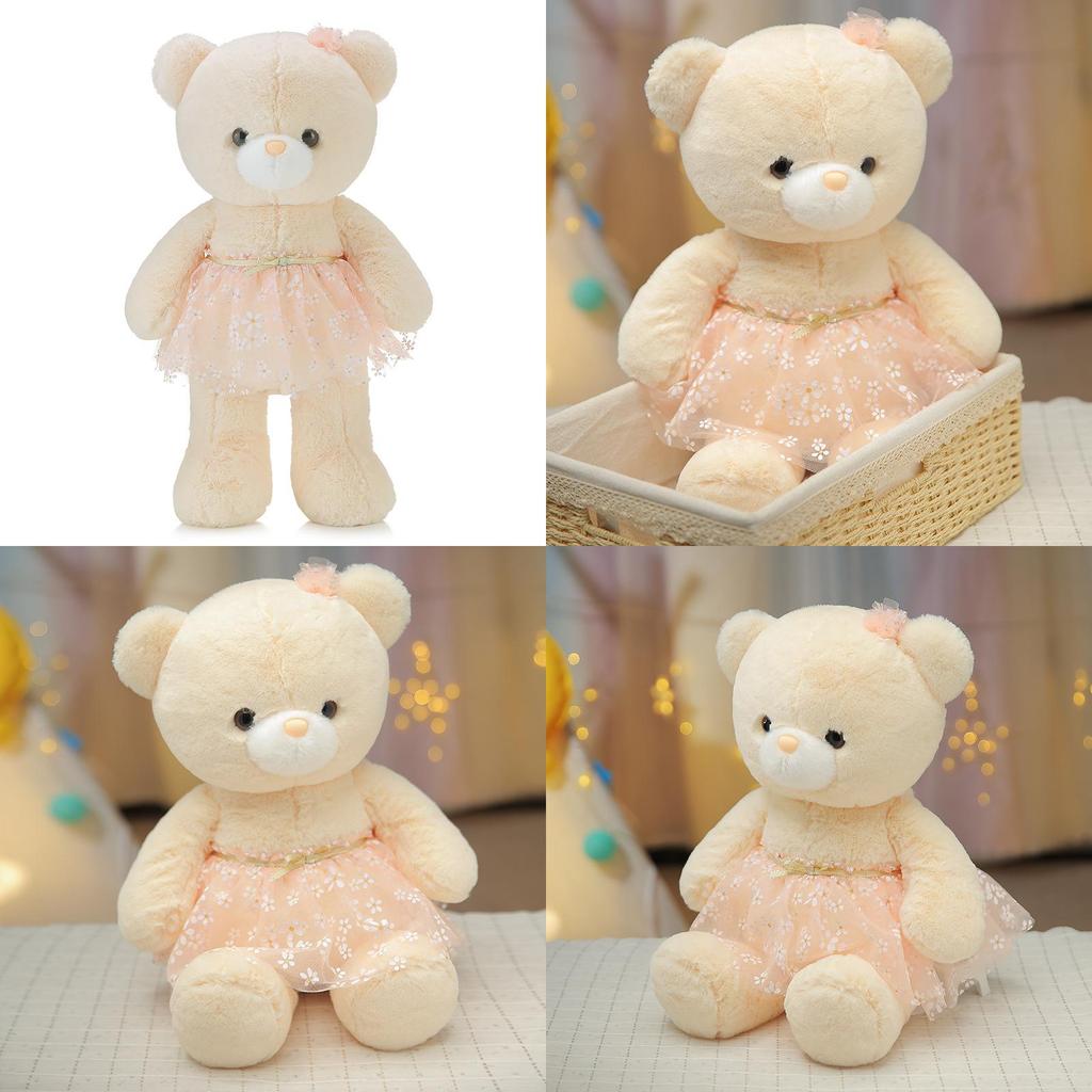 Bear Teddy Stuffed Toy For Girls With Pp Cotton Filling In Animal Gift Shape
