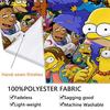 Cartoon The Simpsons Wall Tapestry Aesthetic Wall Hanging Printed Fabric Blanket Decorative Tapestries for Bedroom Living Room Home Decor