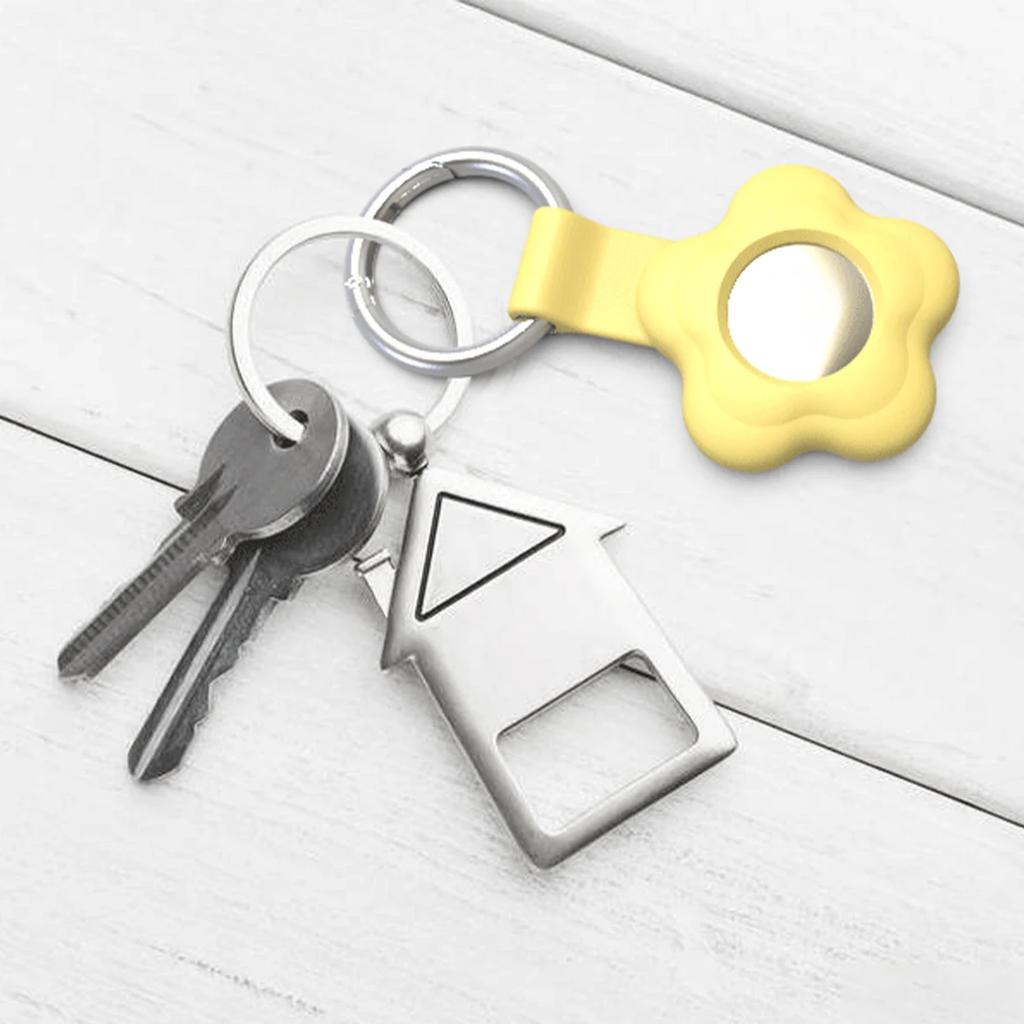 New Silicone AirTag Case with Keychain,Airtag Holder for AirTags Tracker, AirTag Cover Anti-Loss Tracker Accessories