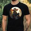 T-Shirt Herren Goblin mit Sonnenbrille Motiv Baumwolle Größe XS bis 5XL
